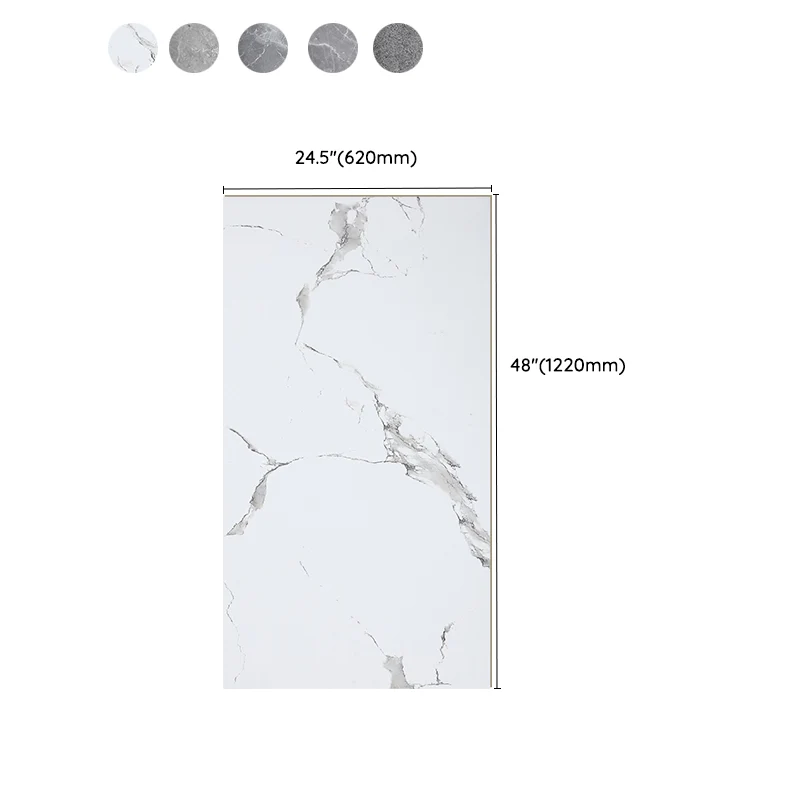 Piso laminado Piso laminado interior rectangular de madera con estampado de mármol Beis Clearhalo