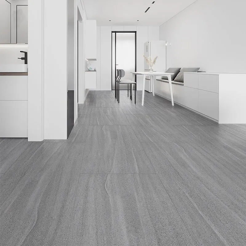 Piso laminado Piso laminado interior rectangular de madera con estampado de mármol Beis Clearhalo