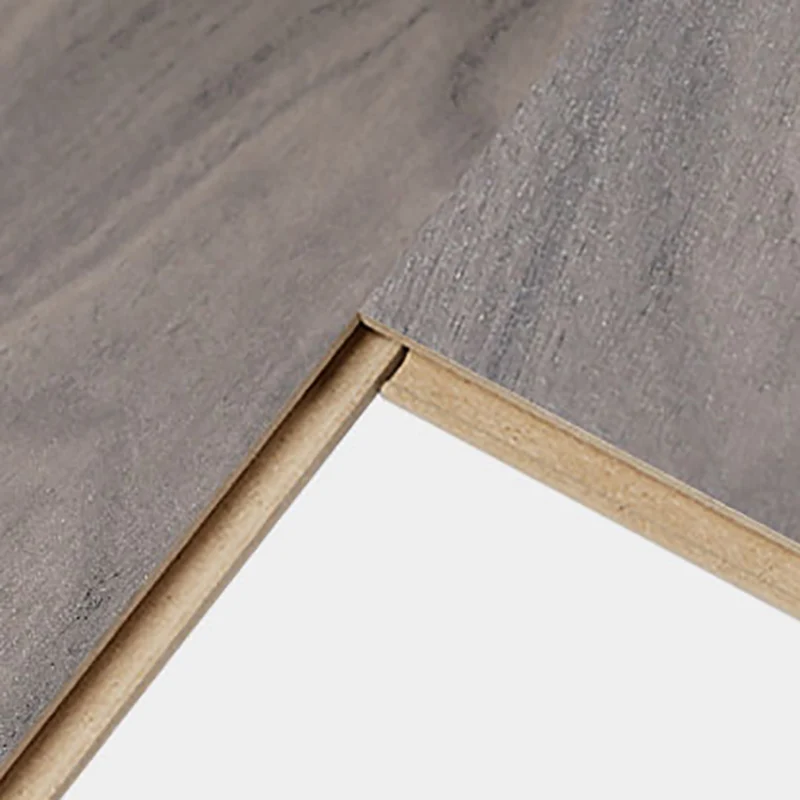 Piso laminado Piso laminado de madera resistente rayones para interiores Gris Clearhalo