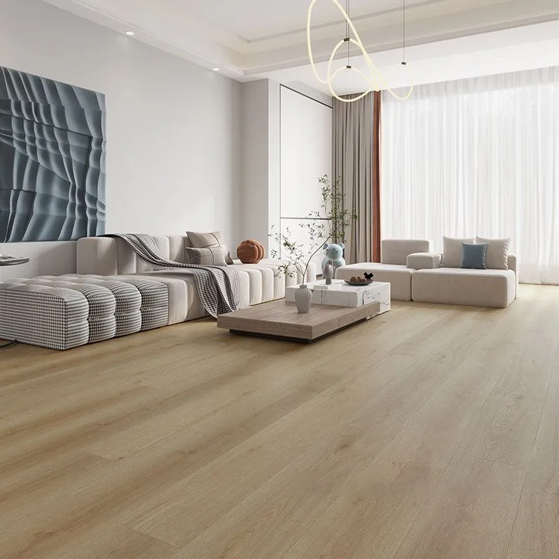 Piso laminado resistente al deslizamiento Piso laminado interior rectangular texturizado con cerradura de clic Clearhalo
