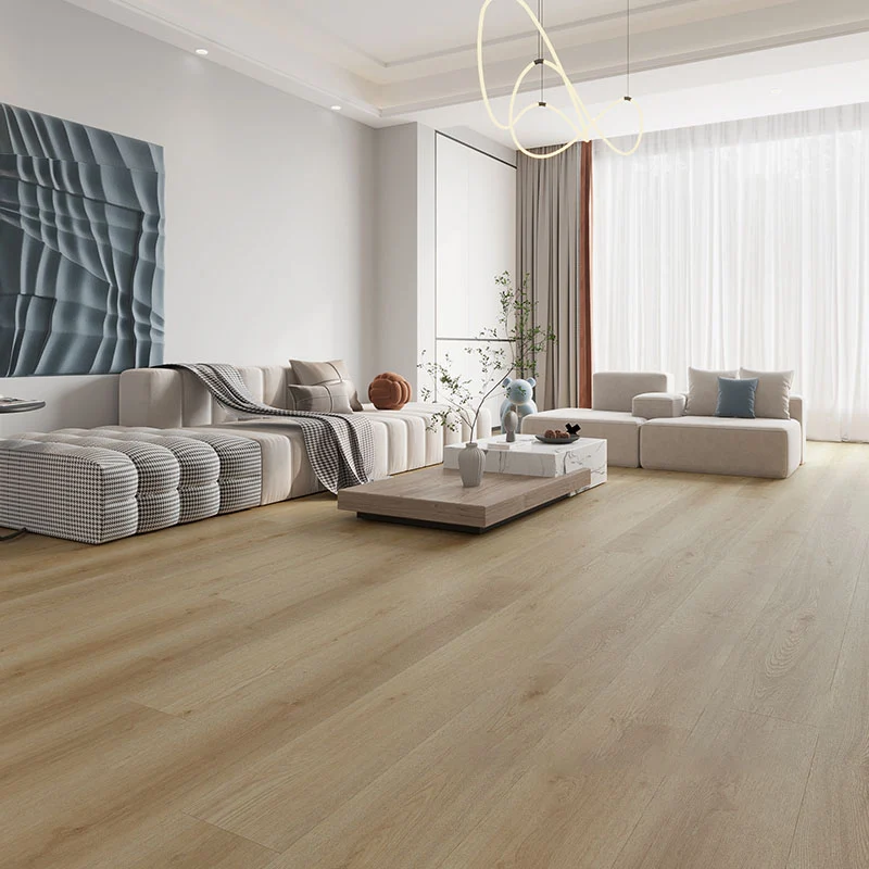 Piso laminado resistente al deslizamiento Piso laminado interior rectangular texturizado con cerradura de clic Clearhalo