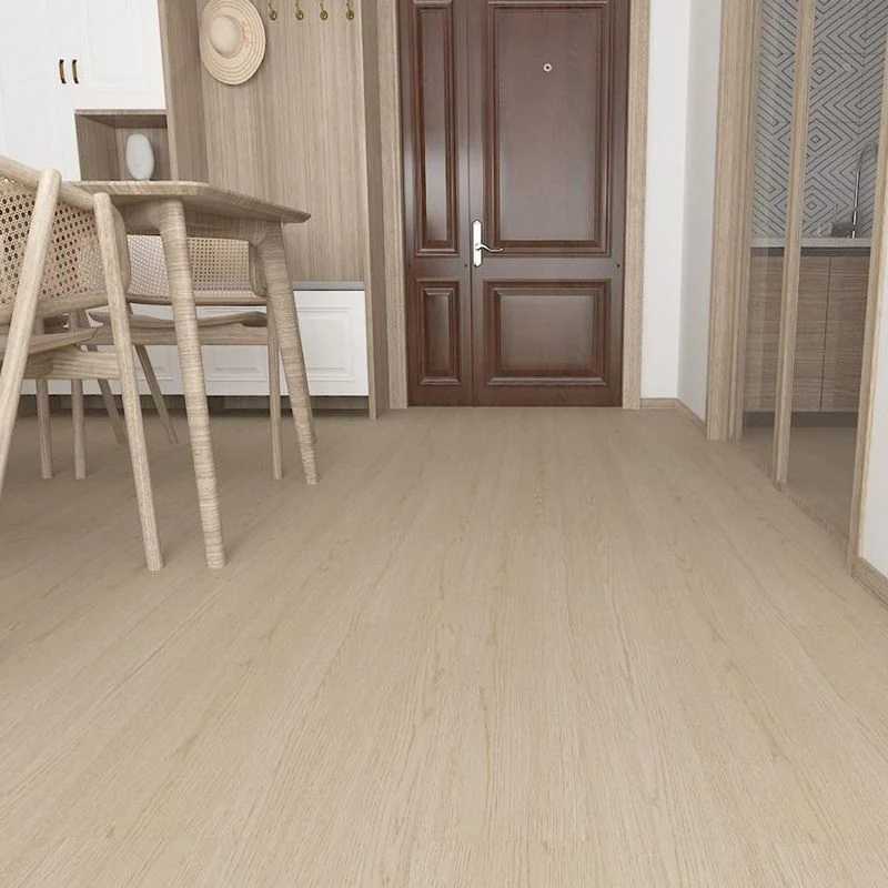 Piso laminado resistente al rasguño del suelo del tablón de madera artificial beige de la lamina Amarillo Clearhalo