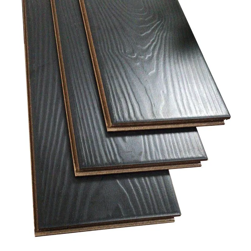 Piso laminado resistente rayones Piso laminado texturizado de madera Clearhalo