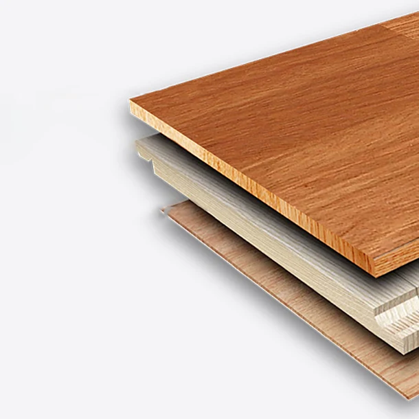 Piso laminado tradicional Piso laminado resistente al moho Click-Lock Clearhalo