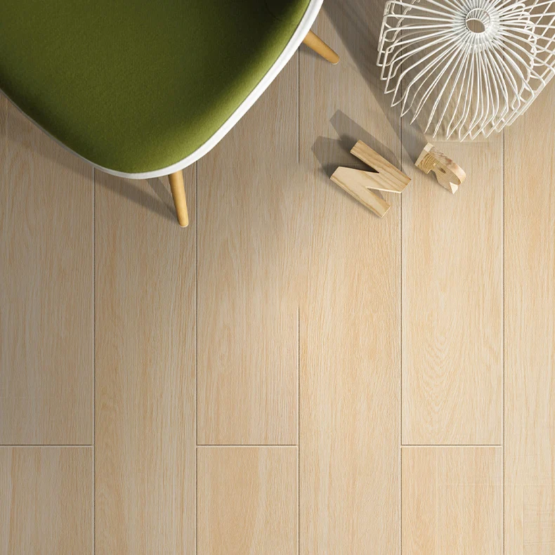 Piso de madera del cuarto de baño de la mirada de la teja singular mate de cerámica rectangular del borde recto Naturales...