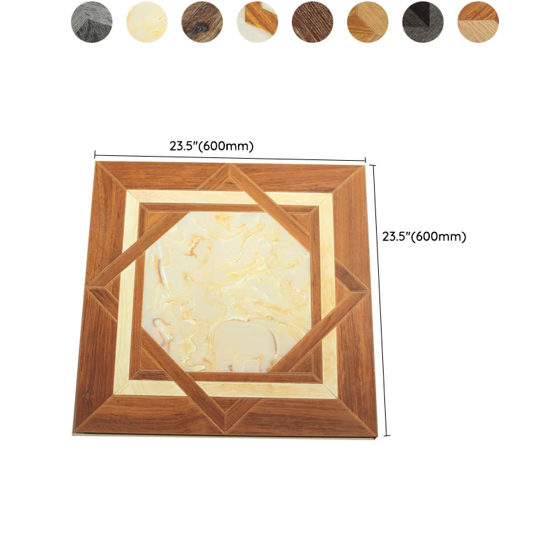 Piso resistente rayones Piso laminado texturizado de roble natural Clearhalo