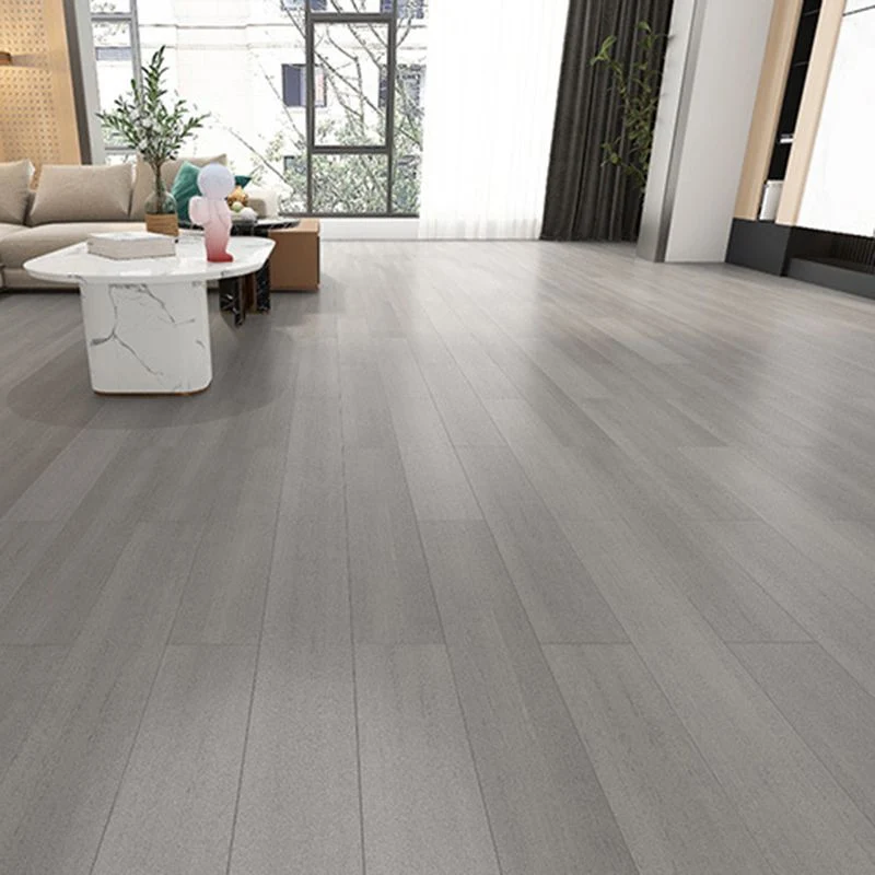 Pisos de estilo moderno Rectángulo Pisos de madera anticorrosión de uñas lisas Gris Clearhalo