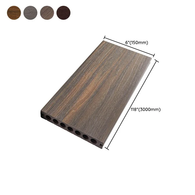 Pisos de madera anticorrosión Pisos de madera rectangulares antideslizantes de estilo moderno Marron Clearhalo