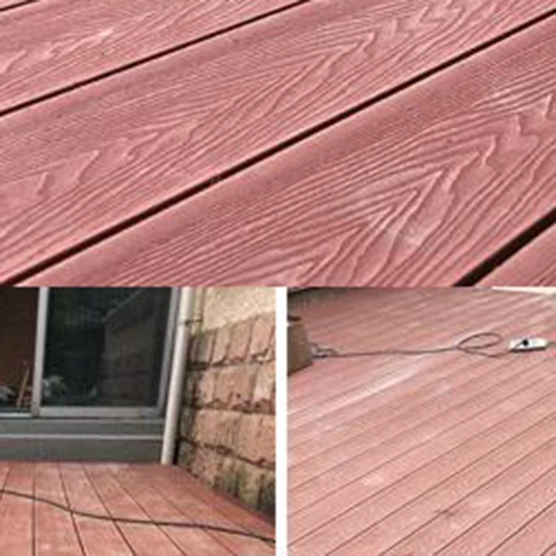 Pisos de madera cepillada con alambre Tablones de pared de madera contemporáneos Clearhalo
