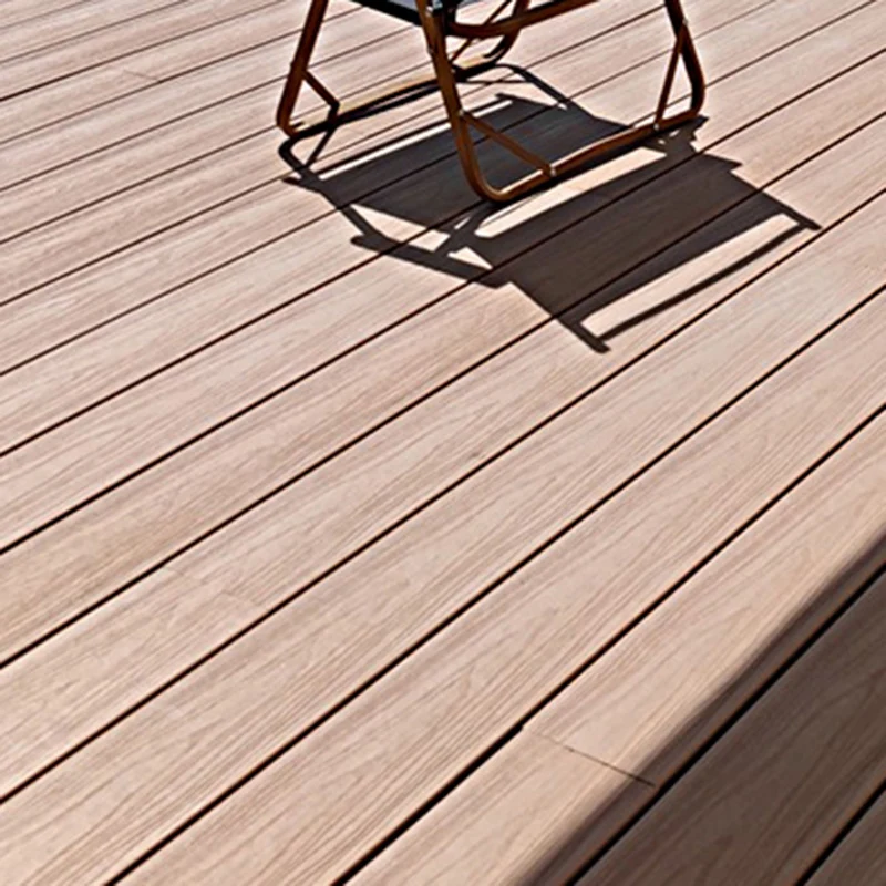 Pisos de madera de estilo moderno Rectángulo Pisos de madera al aire libre antideslizantes Rojo Clearhalo