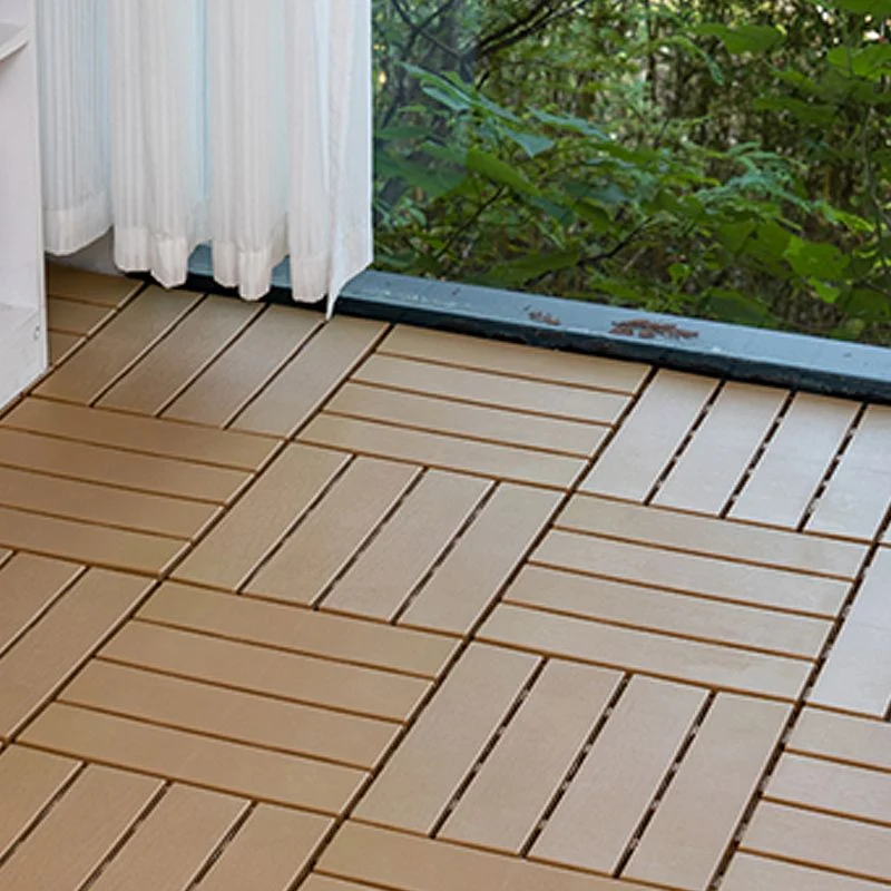 Pisos de madera de ingenierí resistente al agua Baldosas de piso modernas para jardín y exterior Clearhalo