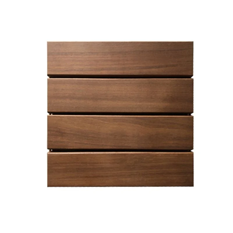 Pisos de madera maciza Pisos de madera con costuras rectangulares impermeables de estilo tradicional Clearhalo