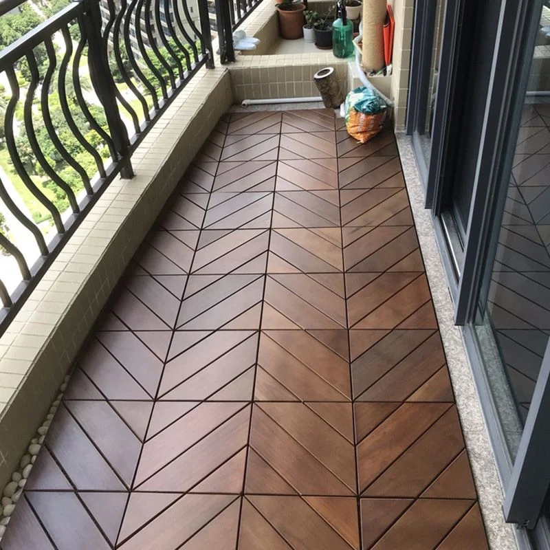Pisos de madera maciza Tradition Square Baldosas de cubierta de madera dura Clearhalo