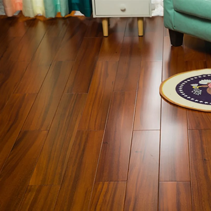 Pisos de madera tradicionales Pisos de madera maciza rectangulares resistentes al agua Clearhalo