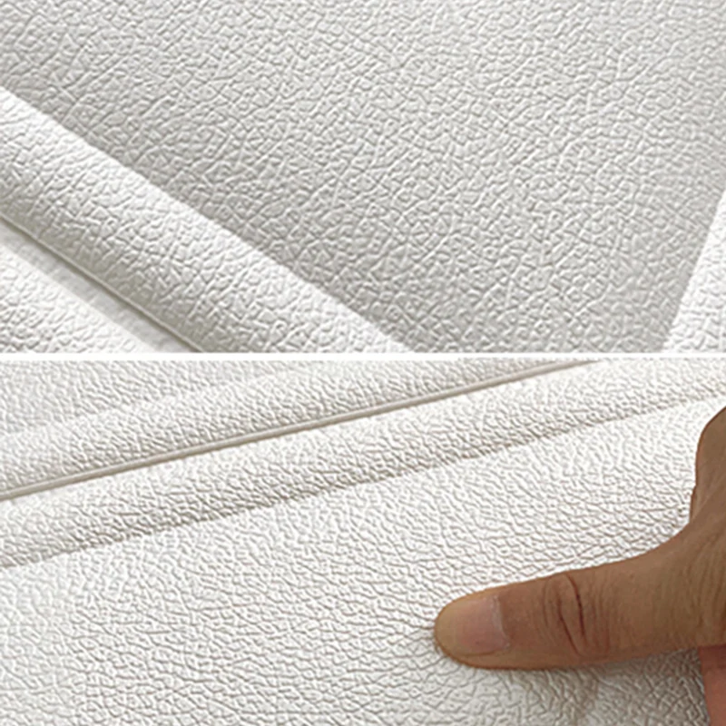 Placa de pared 3D, estilo magnífico, panel de pared simple para el hogar y la sala de estar (paquete de 10) Marron Clearhalo