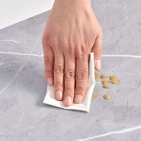 El PVC pela y pega el papel pintado rectangular de la teja de la teja sola con resistente las manchas Blanco Clearhalo