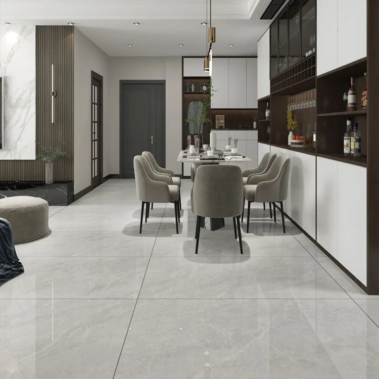 Rectángulo mate mosaico gris piso de mármol y pared para salón Gris Clearhalo