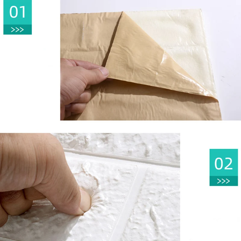 Revestimiento de madera interior impermeable autoadhesivo con relieve 3D de PVC moderno Amarillo Clearhalo