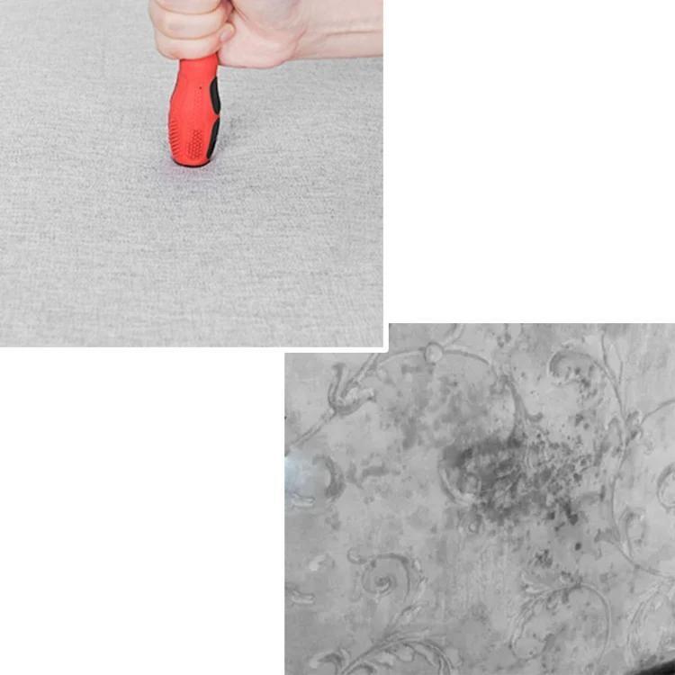 Revestimiento De Paredes Moderno Con Paneles Interior Pared Lino Tablón Tapizado Verde Clearhalo