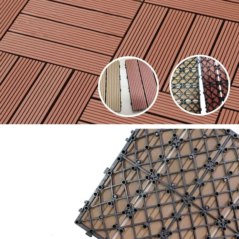 Surco moderno que cierra la lamina de madera plástica del suelo del tablón laminado Clearhalo