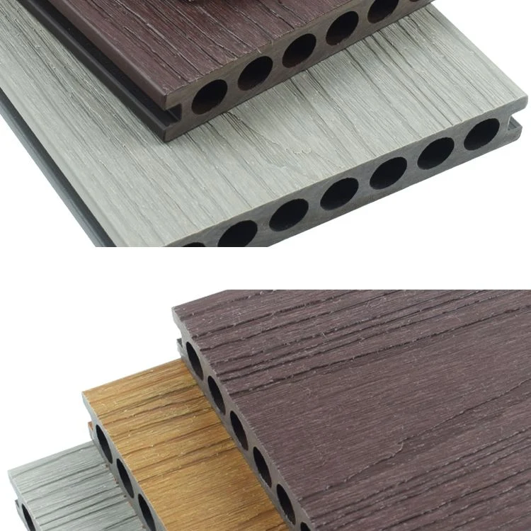 Tablero de piso grabado al aire libre impermeable de madera moderna del tablón de la cubierta Madera Clearhalo