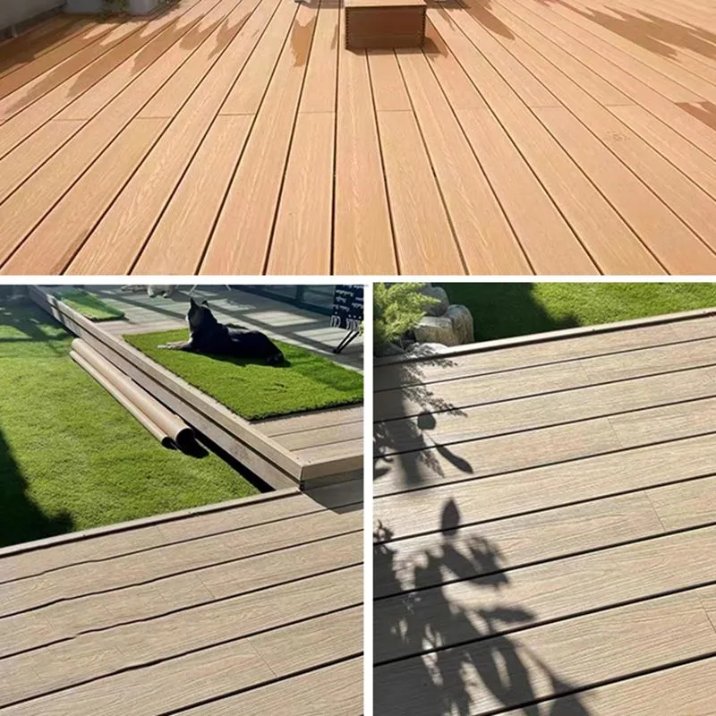 Tablero de piso rectangular impermeable al aire libre de madera del tablón de la cubierta Clearhalo