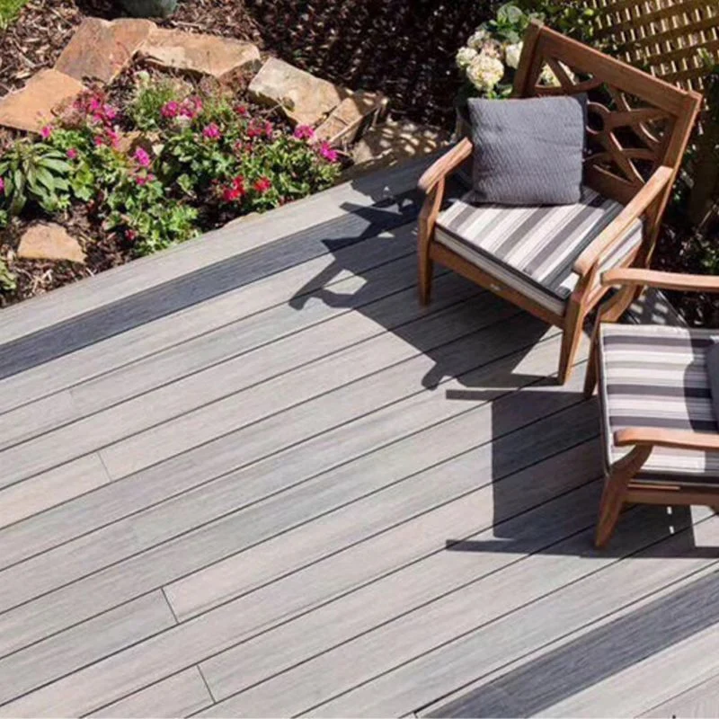 Tablero de piso resistente al deslizamiento moderno impermeable al aire libre del tablón de la cubierta Clearhalo