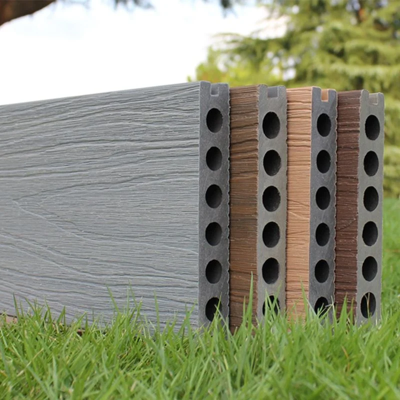 Tablón de cubierta entrelazado resistente al agua compuesto para patio de piso al aire libre Clearhalo