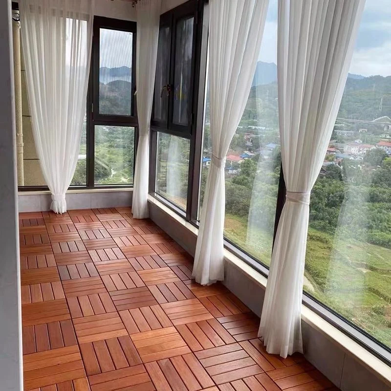 Tablón de cubierta de madera compuesto resistente al agua para patio al aire libre Clearhalo