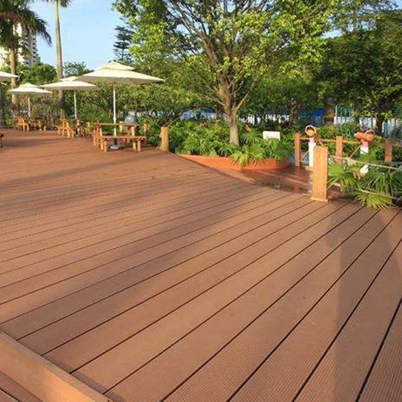 Tablón de cubierta de madera entrelazada con patrón de rayas, tablón de cubierta para suelo de exterior, paquete de 5 Clea...