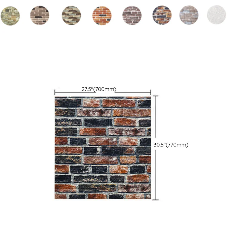 Tablón de pared industrial con impresión 3D, paneles de pared para sala de estar y baño, juego de 10 Blanco Clearhalo