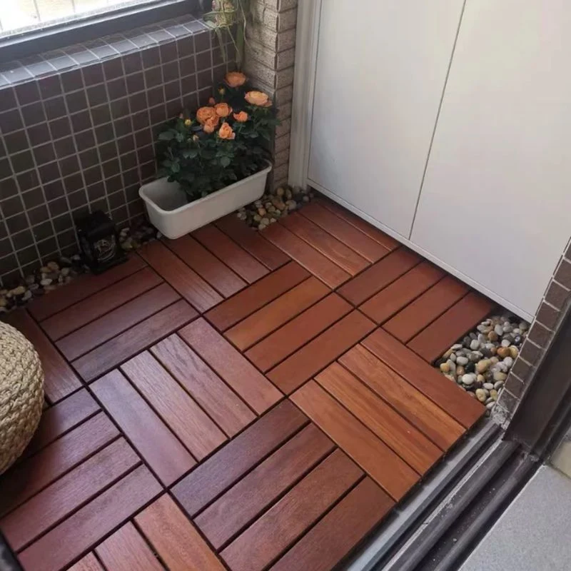 Tablones de madera autoadhesivos para suelo de madera marrón, tablones de madera recuperada, paquete de 11 Clearhalo