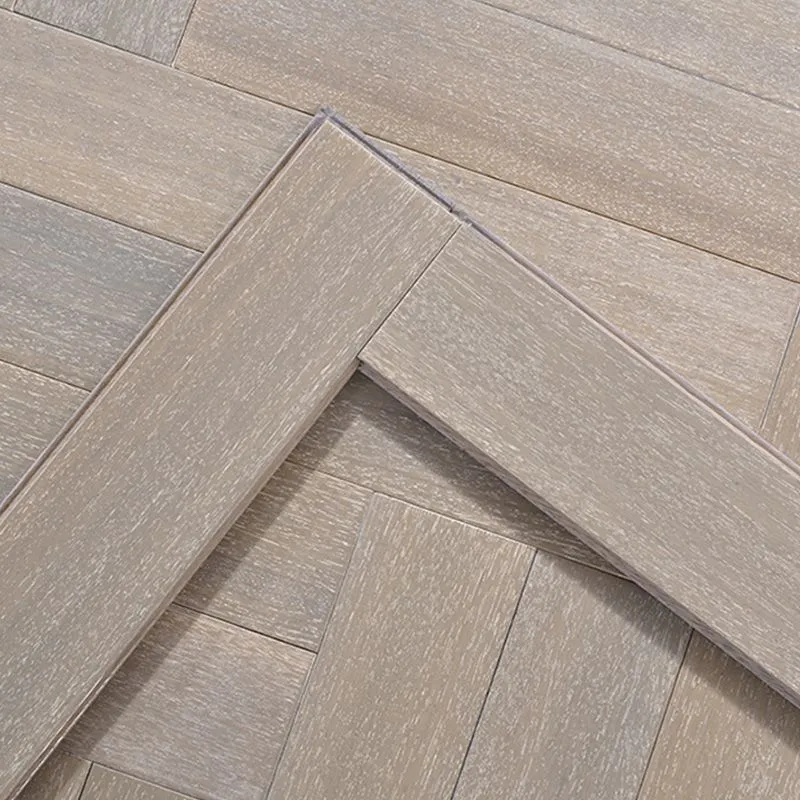 Tablones para pisos tradicionales Baldosa de madera con bloqueo de clic cepillada con alambre de madera maciza Clearhalo