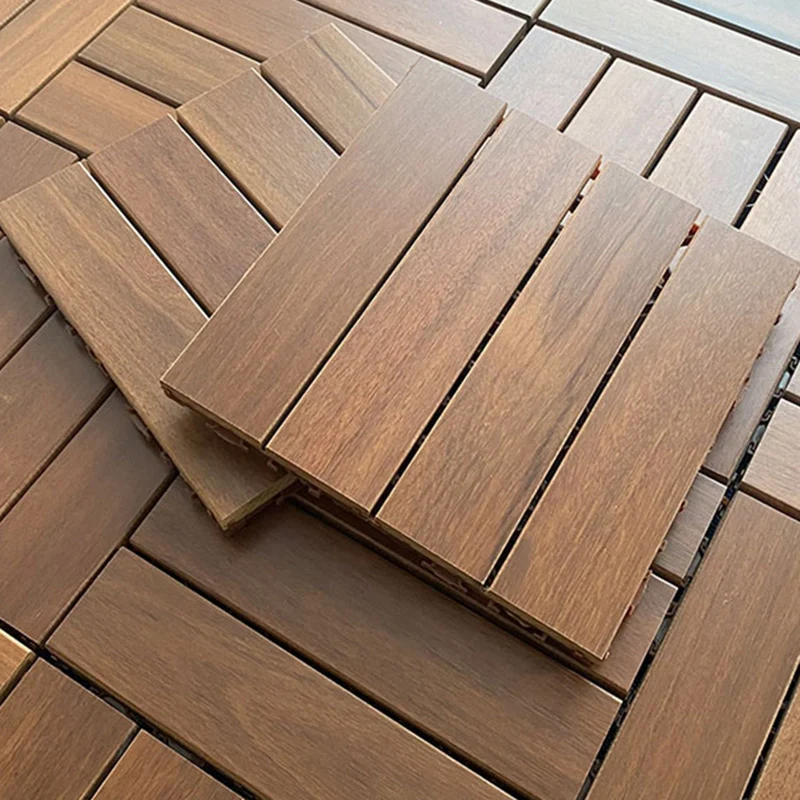 Tablones de piso de madera autoadhesivos de madera marrón Tablones de madera recuperados Clearhalo