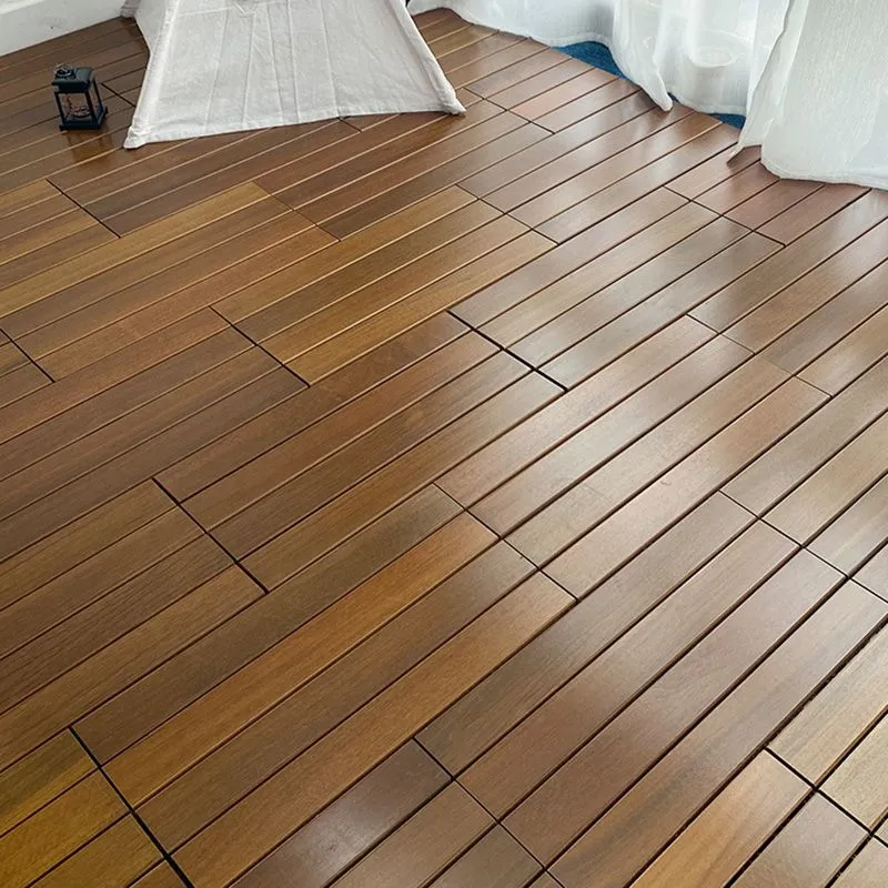 Tablones de piso de madera autoadhesivos de madera marrón Tablones de madera recuperados Clearhalo