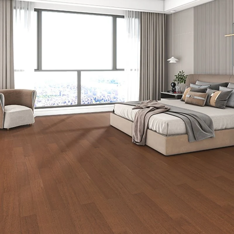Tablones de piso de madera contemporáneos Baldosas de cubierta de madera dura de madera maciza Clearhalo