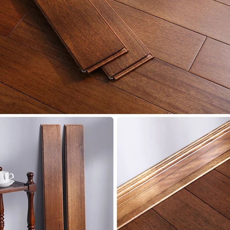 Tablones de piso de madera contemporáneos Baldosas de cubierta de madera dura de madera maciza Clearhalo