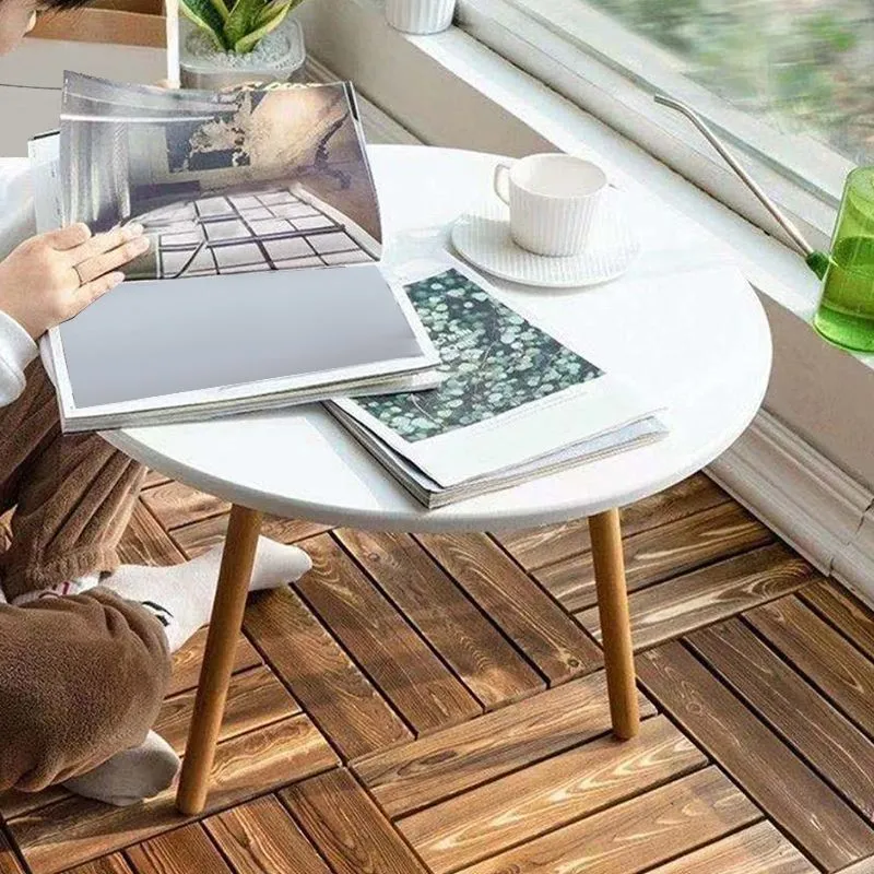 Tablones de piso de madera para pisos desgastados con cierre de clic tradicional Clearhalo