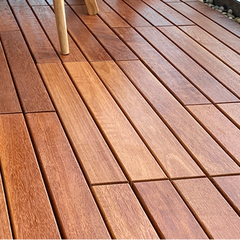 Tablones de piso de madera Pisos de tablones de madera maciza entrelazados resistentes al agua Clearhalo