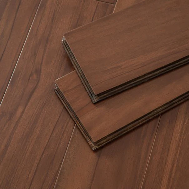 Tablones de suelo rectangulares, suelo de madera de nogal entrelazado de madera maciza Clearhalo