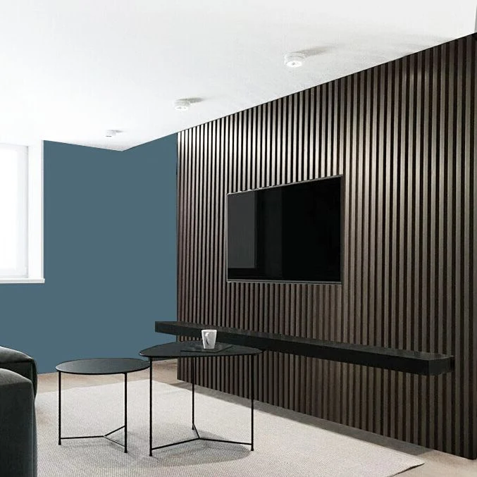 Techo de pared interior resistente las manchas de madera de pino, techo de pared impermeable Verde Clearhalo