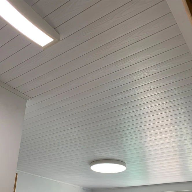 Techo de pared de madera resistente al fuego, techo de pared Shiplap texturizado resistente al agua Madera Clearhalo