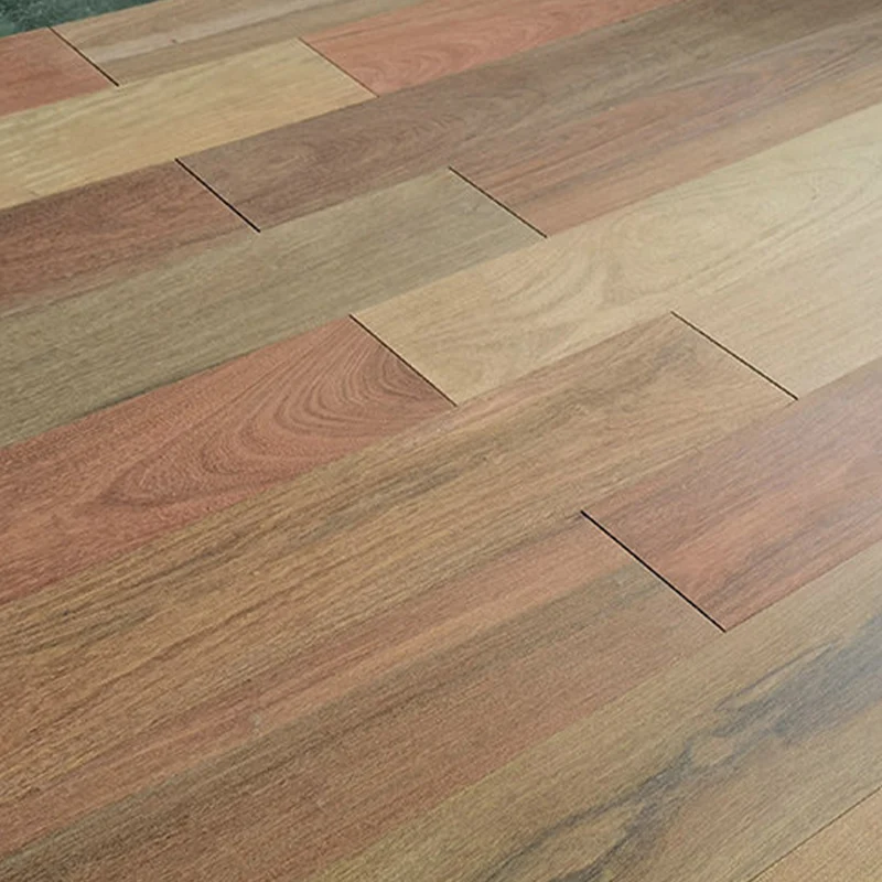 Teja de madera rectangular contemporánea, madera de teca marrón lisa para sala de estar Clearhalo