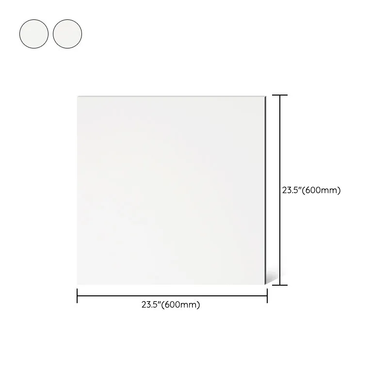 Teja singular de cerámica cuadrada del borde recto ningún piso del cuarto de baño del modelo Clearhalo