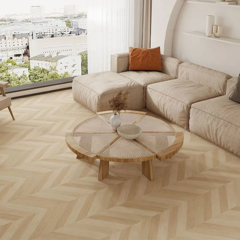 Teja singular rectangular del modelo de madera marrón claro del azulejo para la sala de estar Beige Clearhalo