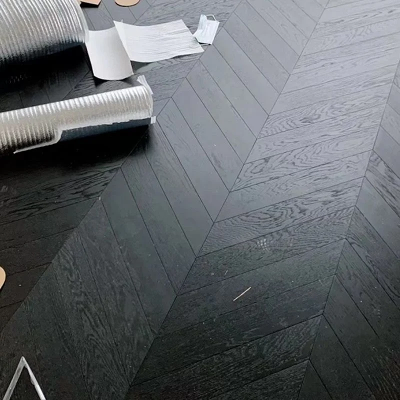 Tejas de cubierta de madera dura de madera oscura Tejas de pieza de moldura lateral de roble con bloqueo de clic Clearhalo