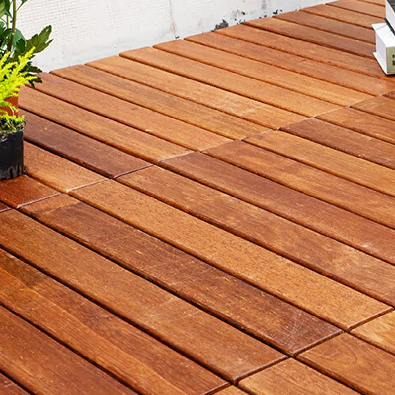 Tejas que entrelazan del suelo del patio de la prenda impermeable de madera sólida de las tejas del suelo del patio Clearhalo