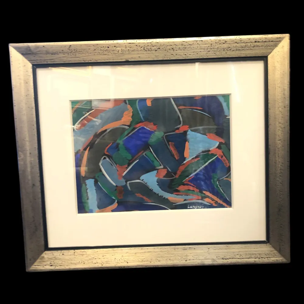 Andre Lanskoy - Técnica mixta 'Abstracto 1' Colección Exclusiva