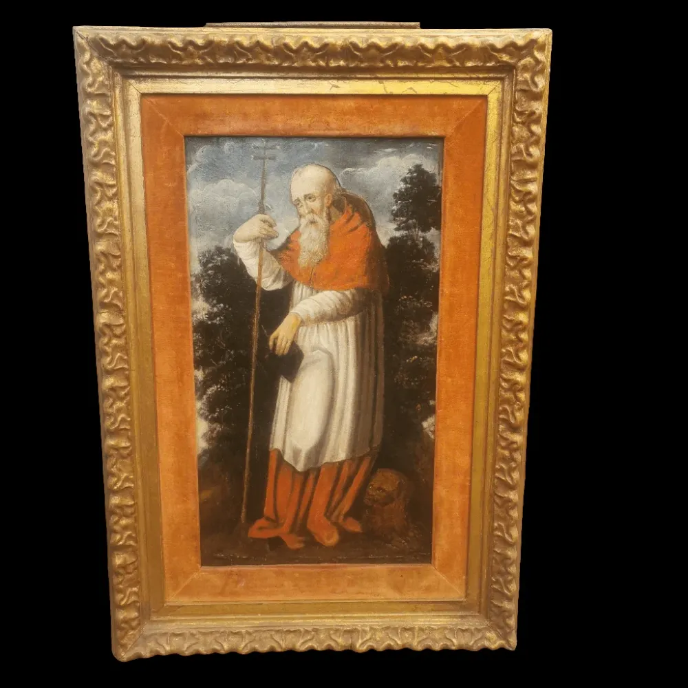 ónimo - Óleo sobre madera 'San Jerónimo' Colección Exclusiva