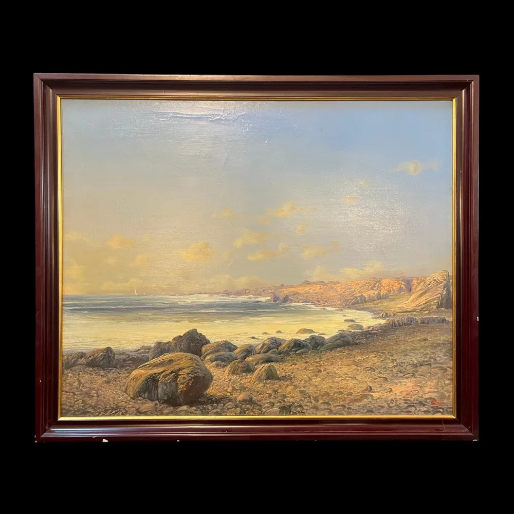 Carlos Jaramillo - Óleo sobre tela 'Orilla del mar' Colección Exclusiva